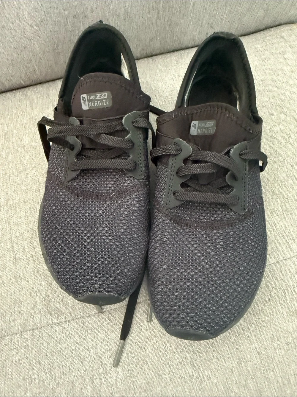 New Balance Women’s Black Mesh FuelCore Nergize Athletic Sneakers